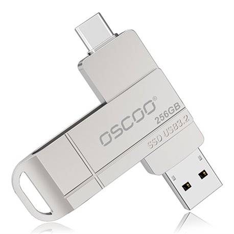 OSCOO SU-001 Type C & USB 3.2 Gen2 SSD USB Flash Drive 1TB