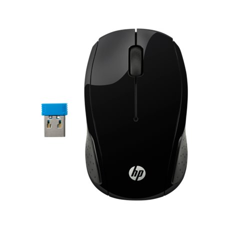 HP 200 Wireless Mouse Black X6W31AA