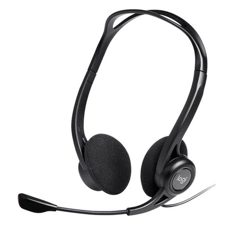 Logitech H370 USB Headset with Noise Cancelling Mic (981-000710)
