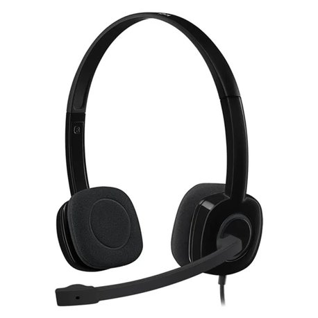 Logitech H151 Wired Stereo Headset with Noise-Cancelling  (981-000587)