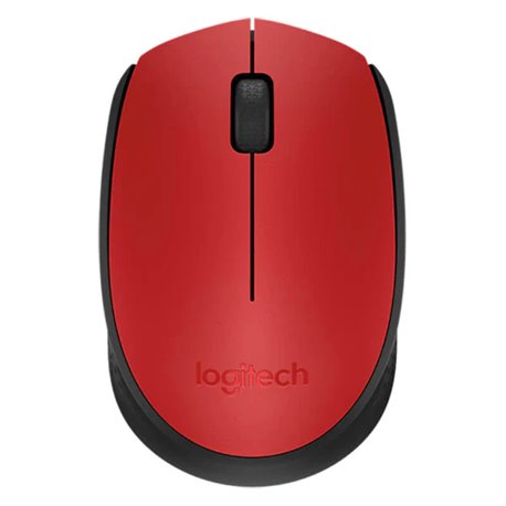 Logitech M171 Wireless Mouse (910-004657) Red/Black
