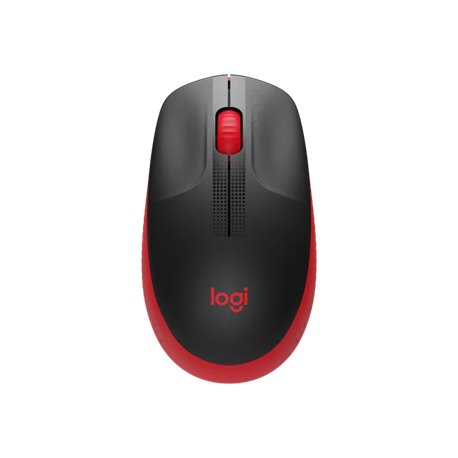 Logitech M190 Full-Size Wireless Mouse (910-005915) Red