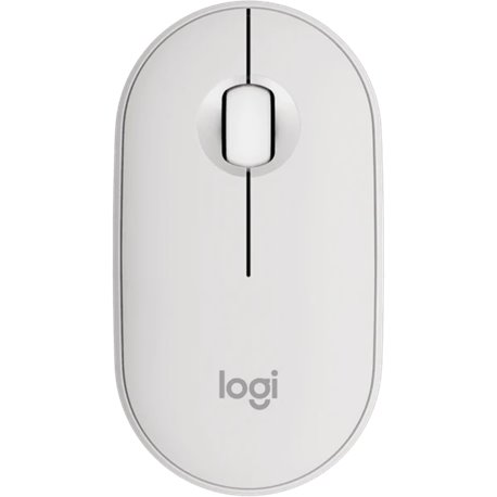 LOGITECH PEBBLE M350S 2 WHITE WIRELESS MOUSE (910-006986)