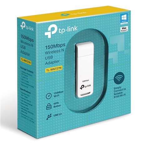 TP link 150Mbps Wireless N USB Adapter TL-WN727N