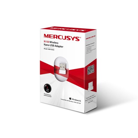 Mercusys N150 Wireless Nano USB Adapter MW150US