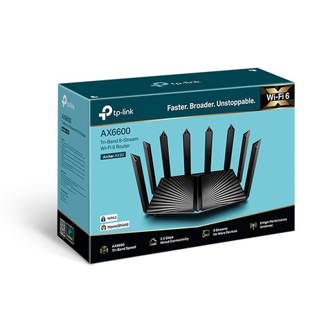 TP-link Archer AX90 - AX6600 Tri-Band Wi-Fi 6 Router