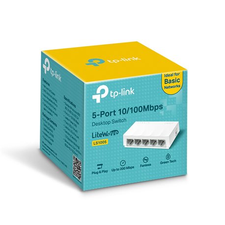 TP-link LS1005 5-Port 10/100Mbps Desktop Switch
