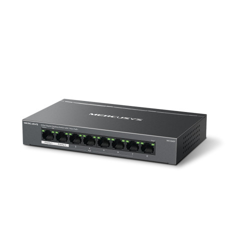 Mercusys MS108GP - 8-Port Gigabit Desktop Switch with 7-Port PoE+