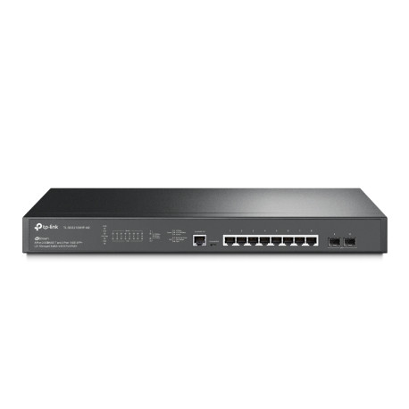 TP Link  TL-SG3210XHP-M2 - JetStream 8-Port 2.5GBASE-T and 2-Port 10GE SFP+ L2+ Managed Switch with 8-Port PoE+