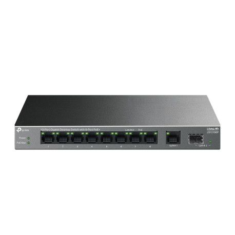 TP Link TL-LS1210GP 10-Port Gigabit Desktop Switch with 8-Port PoE+