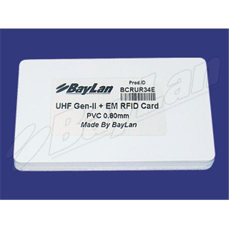Cards RFID PVC BCRUR34E