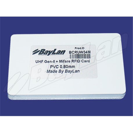 Cards RFID PVC BCRUW34M