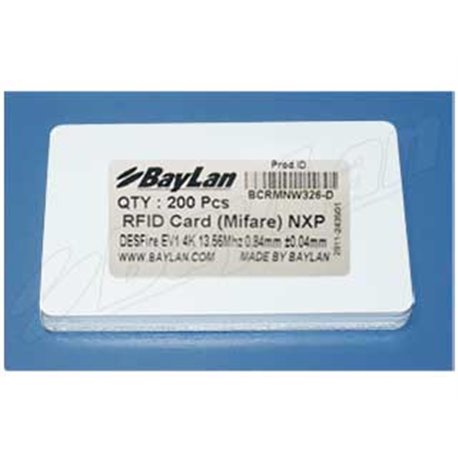 Cards RFID PVC BCRMNW326-D